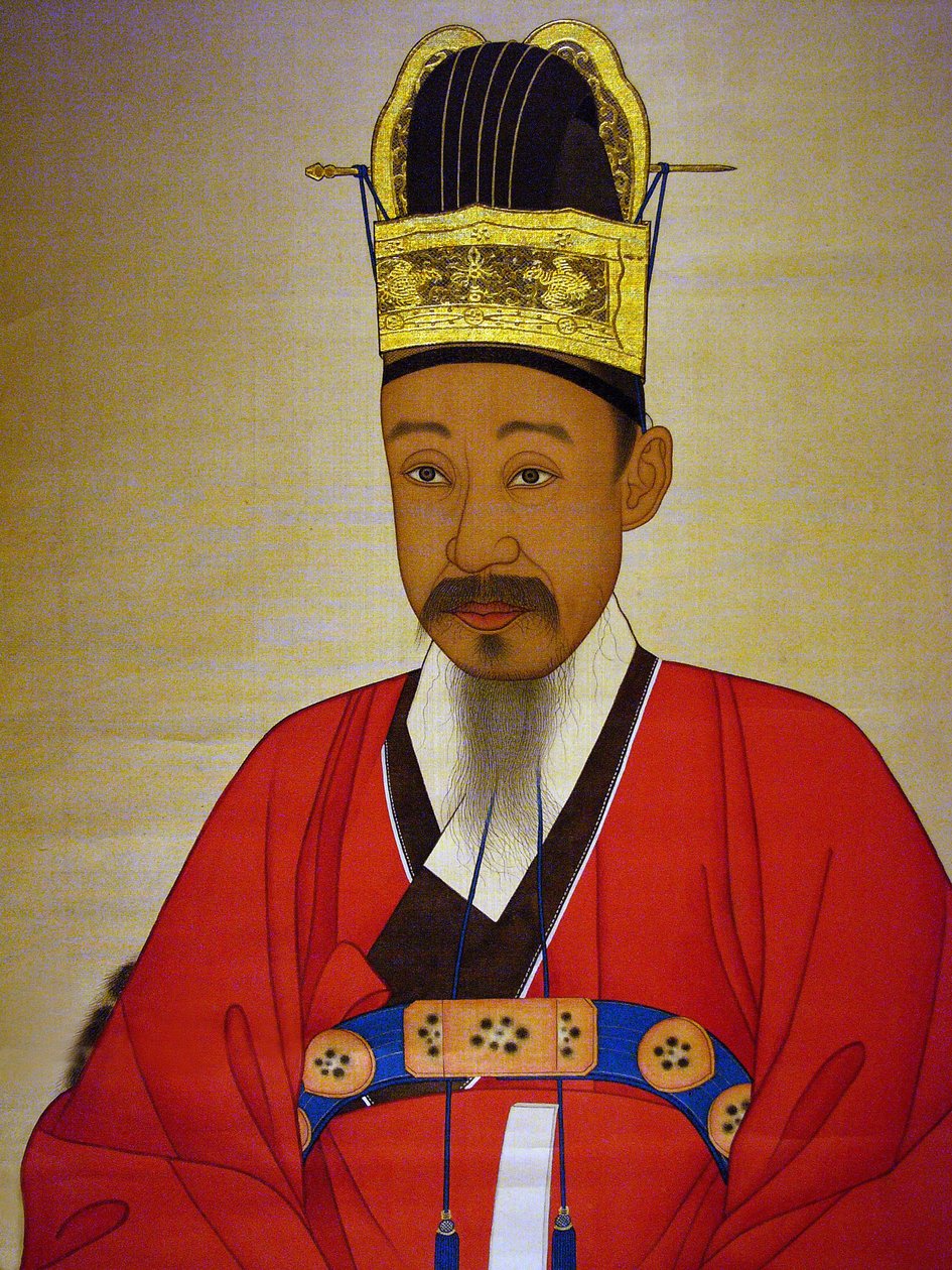 Portrett av Yi Haeung (eller "Shibaek") av Korean School