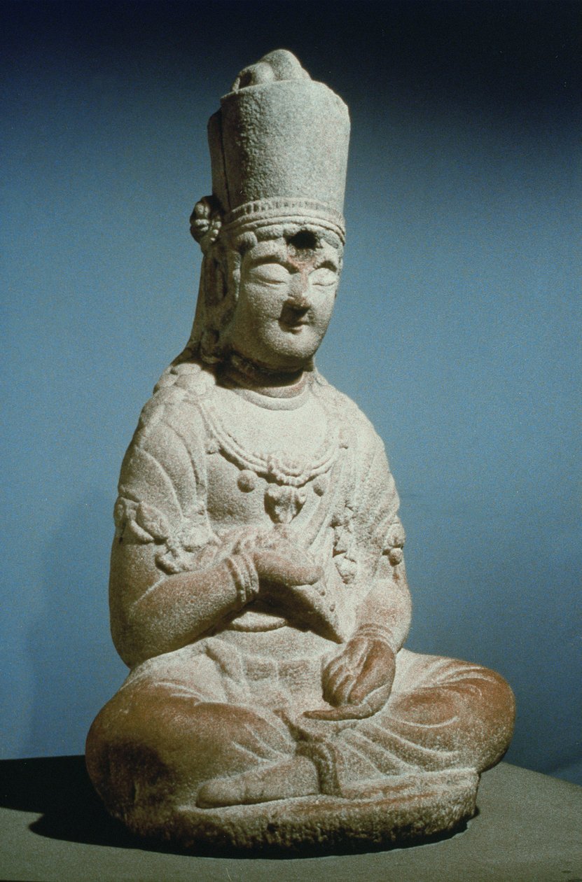Sittende Bodhisattva fra Hansong-sa, Korea av Korean School