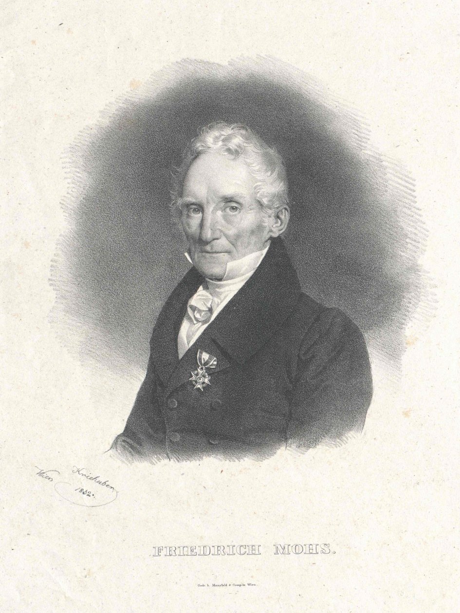 Portrett av Friedrich Mohs av Josef Nikolaus Kriehuber