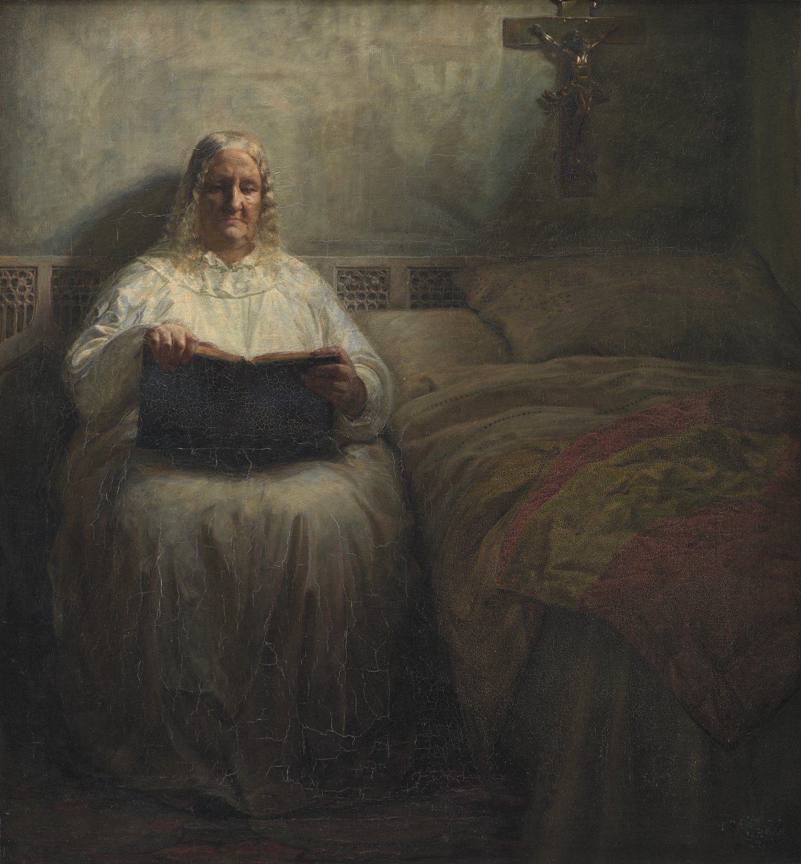 Leonora Christina i Maribo-klosteret av Kristian Zahrtmann