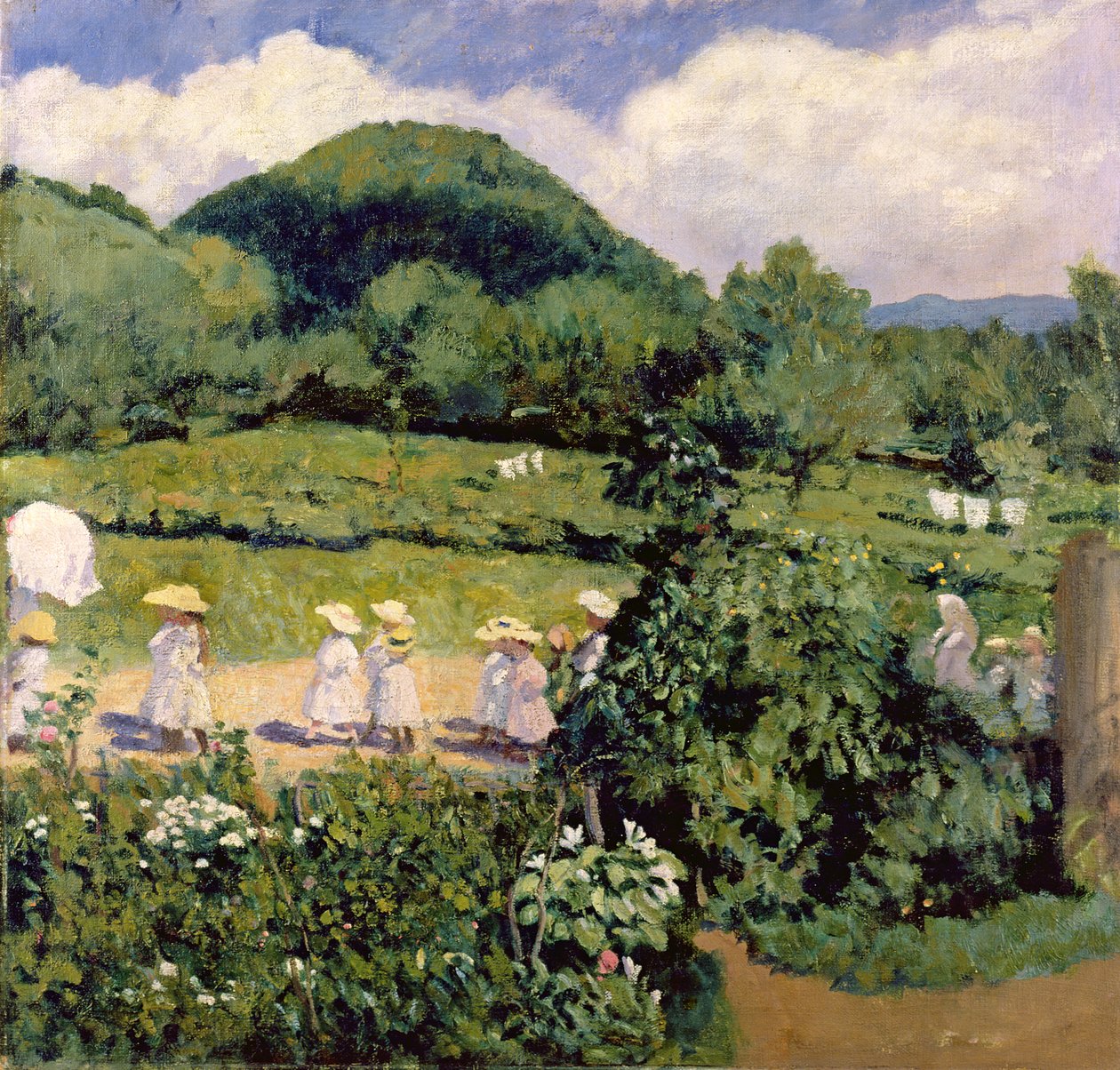 Piknik i mai, sommerdag, 1906 av Károly Ferenczy