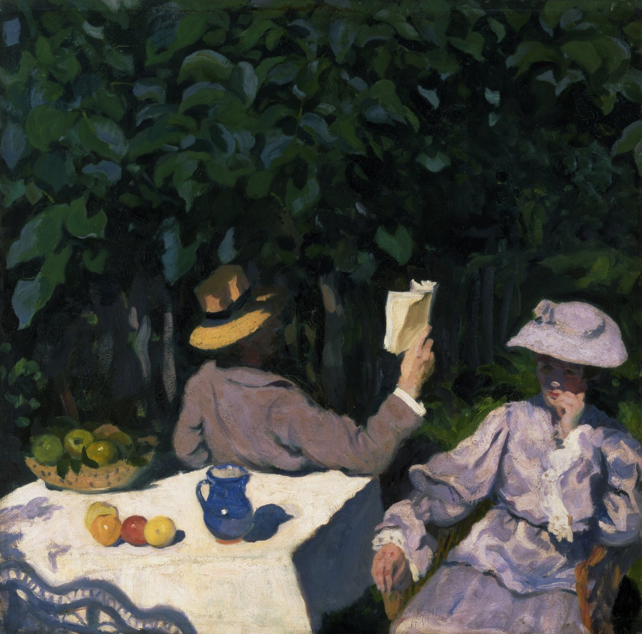 Sunny Morning, 1905 (olje) av Károly Ferenczy