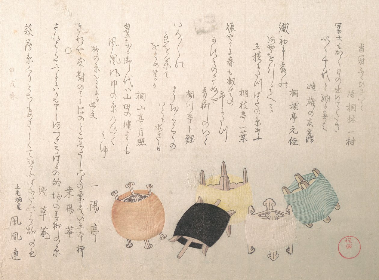 Spoler, 1814. av Kubo Shunman