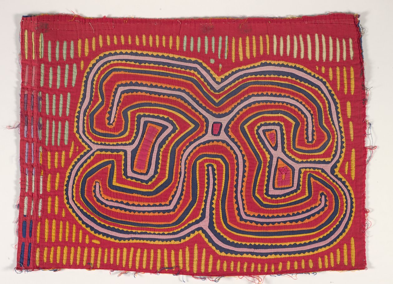 Skjortepanel (mola), ca. 1950 (påført bomull) av Kuna Indian Culture