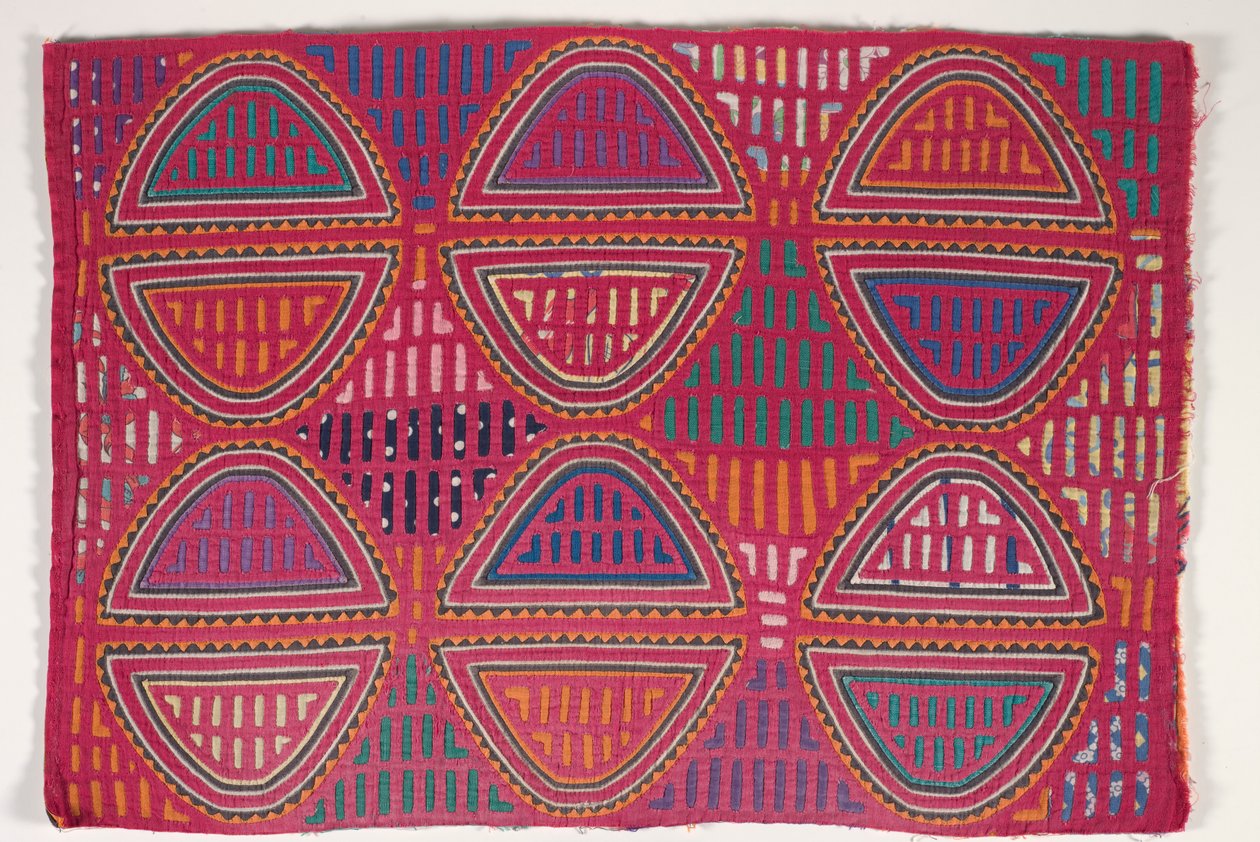 Skjortepanel (mola), ca. 1950 (påført bomull) av Kuna Indian Culture