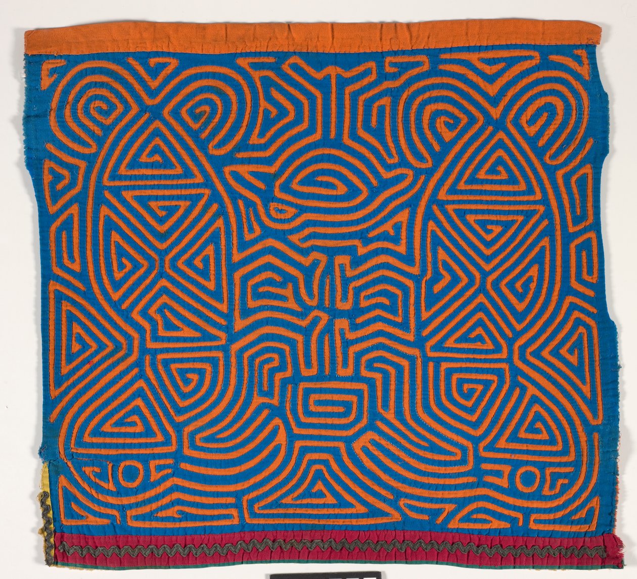 Skjortepanel (mola) (påført bomull) av Kuna Indian Culture