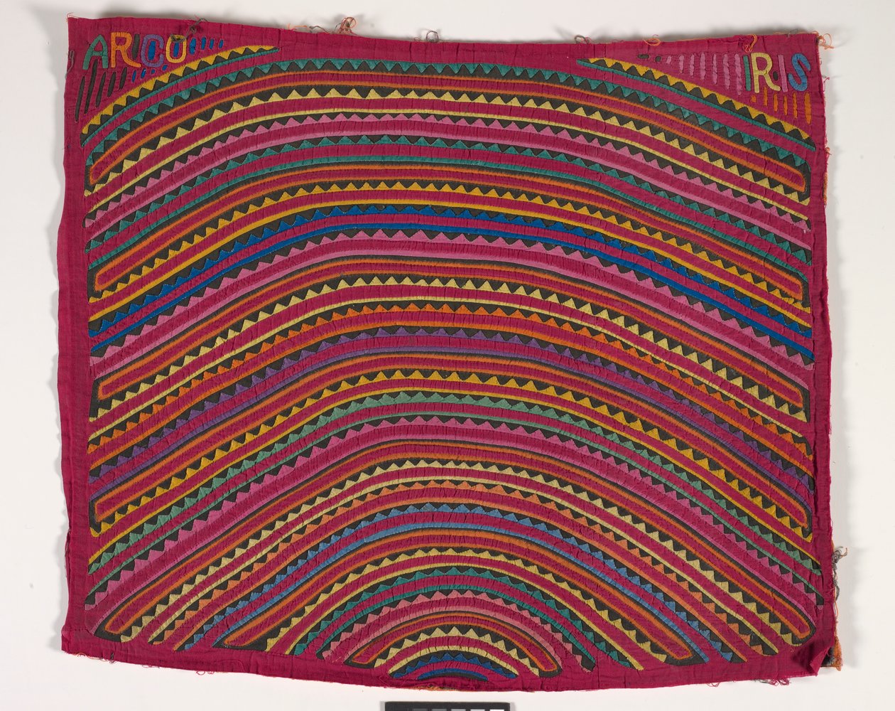 Skjortepanel (mola) (påført bomull) av Kuna Indian Culture