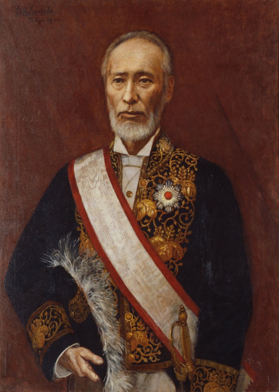 Portrett av Terajima Munenori av Kuroda Seiki