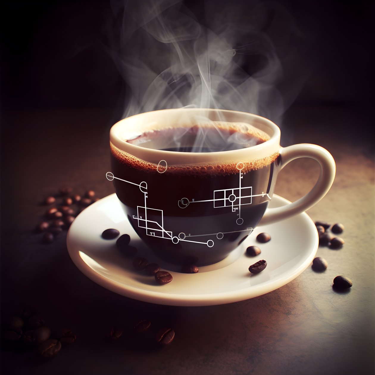 "Kaffe + vitenskap = energi" 4 av Kurt Heppke