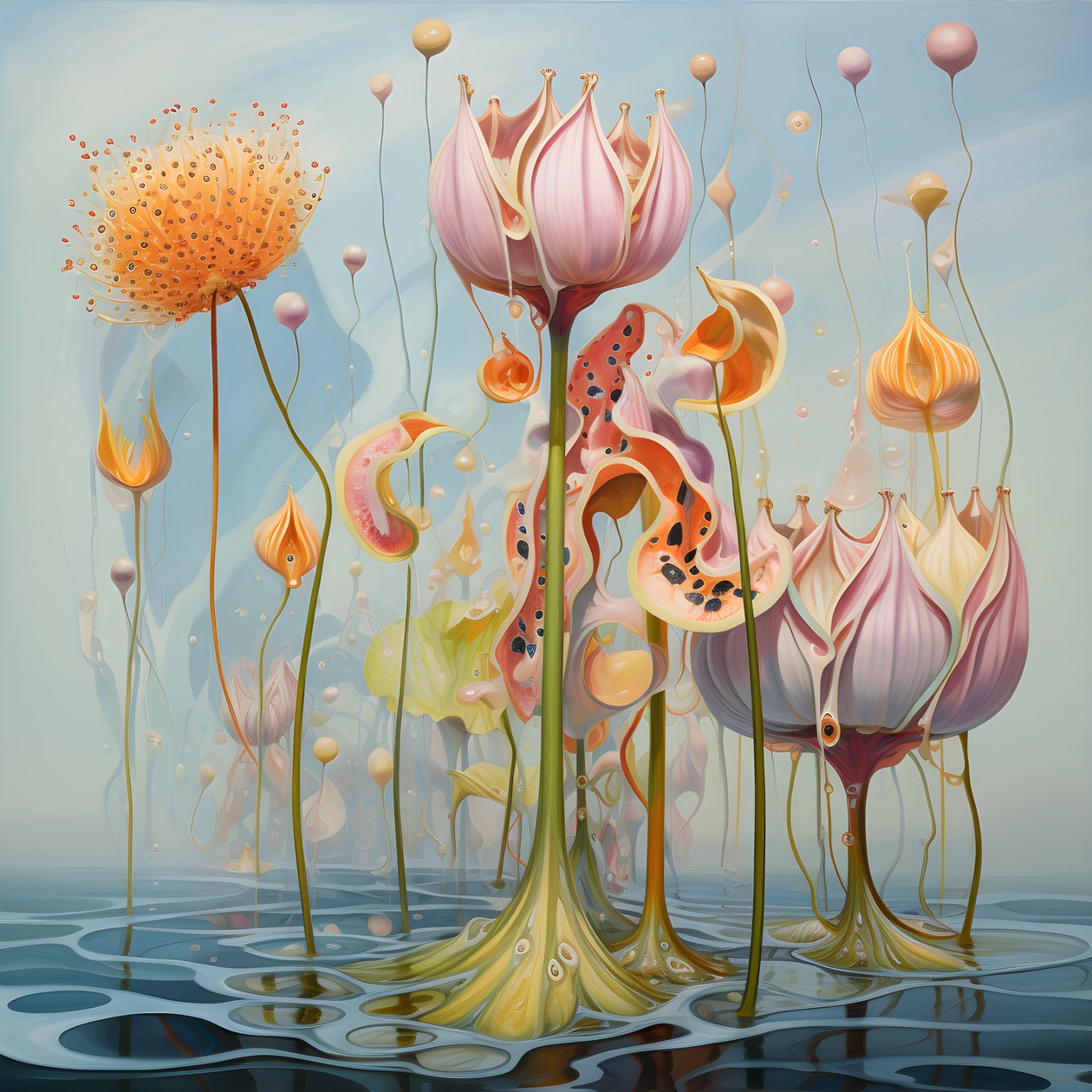 Lotusblomster sammen skudd 4 av Kurt Heppke