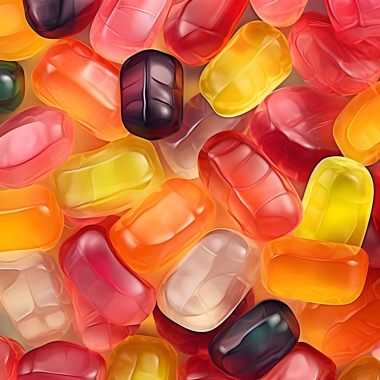 Mønster av Jelly Candies 4 av Kurt Heppke