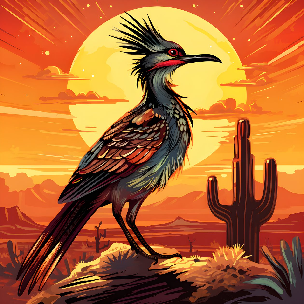 Roadrunner varm sol 2 av Kurt Heppke