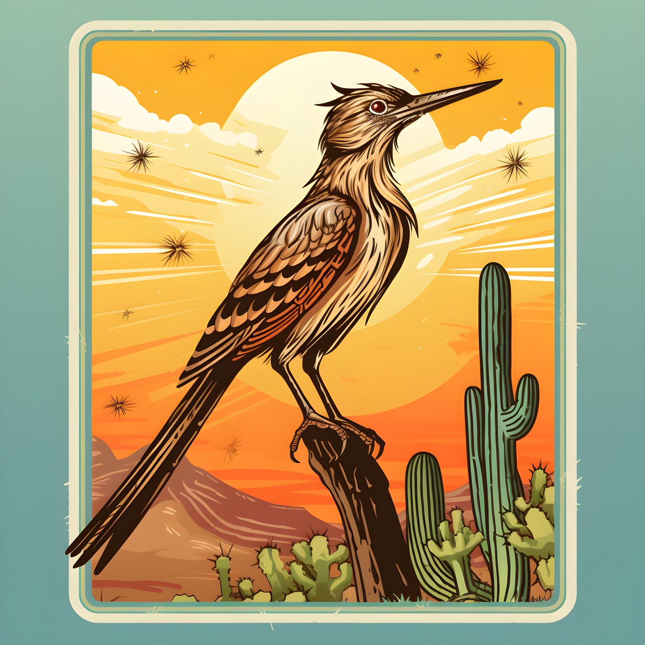 Roadrunner varm sol 3 av Kurt Heppke