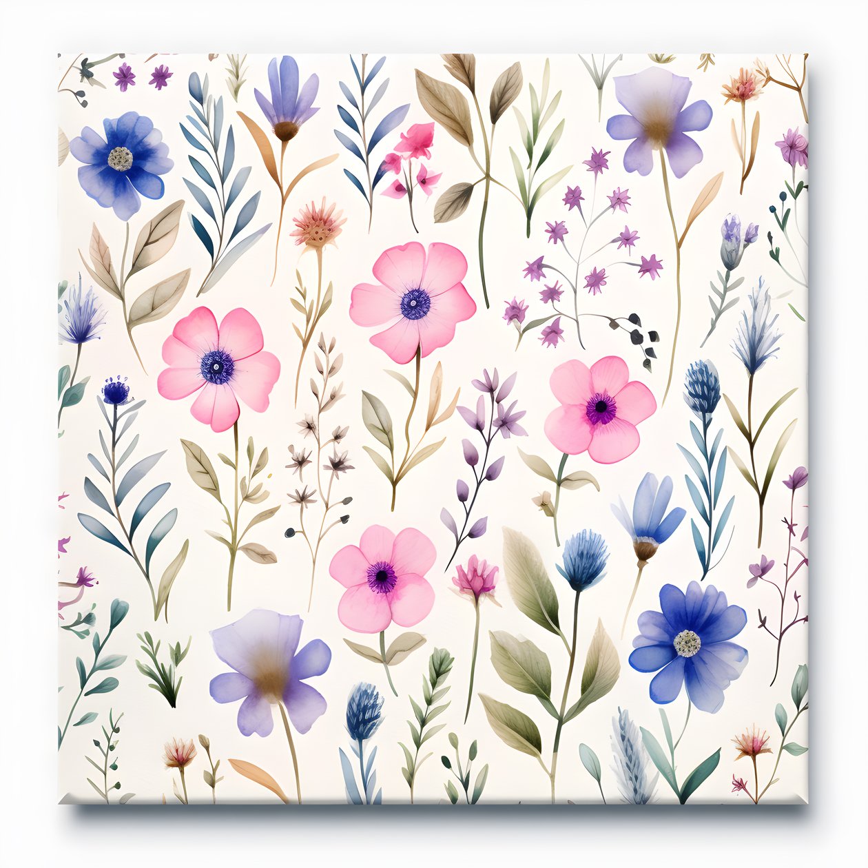 aquarell boho floral wildflowers 3 av Kurt Heppke