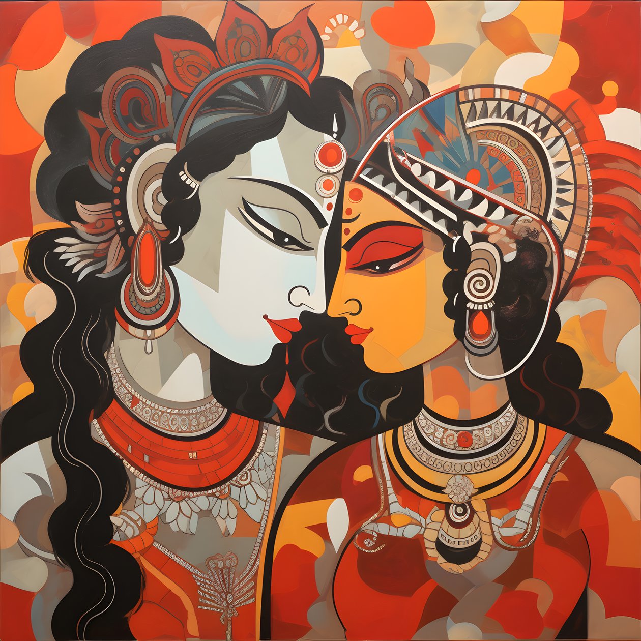 krishna og rupa 4 av Kurt Heppke