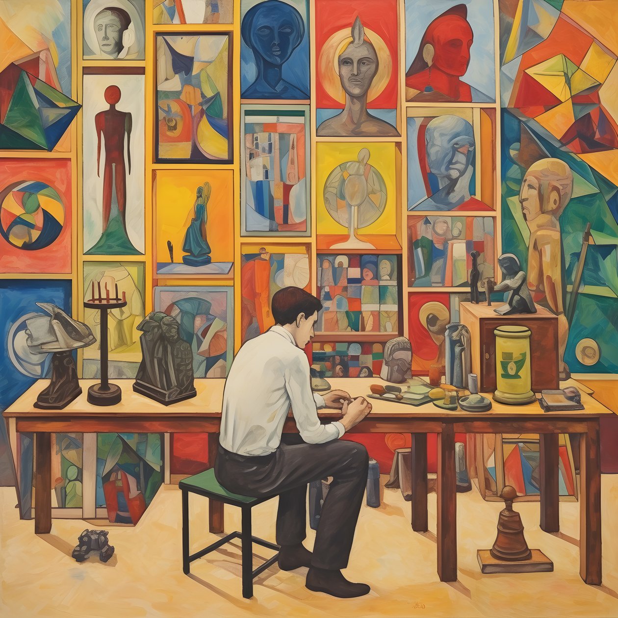 kunstverk 3 av Kurt Heppke