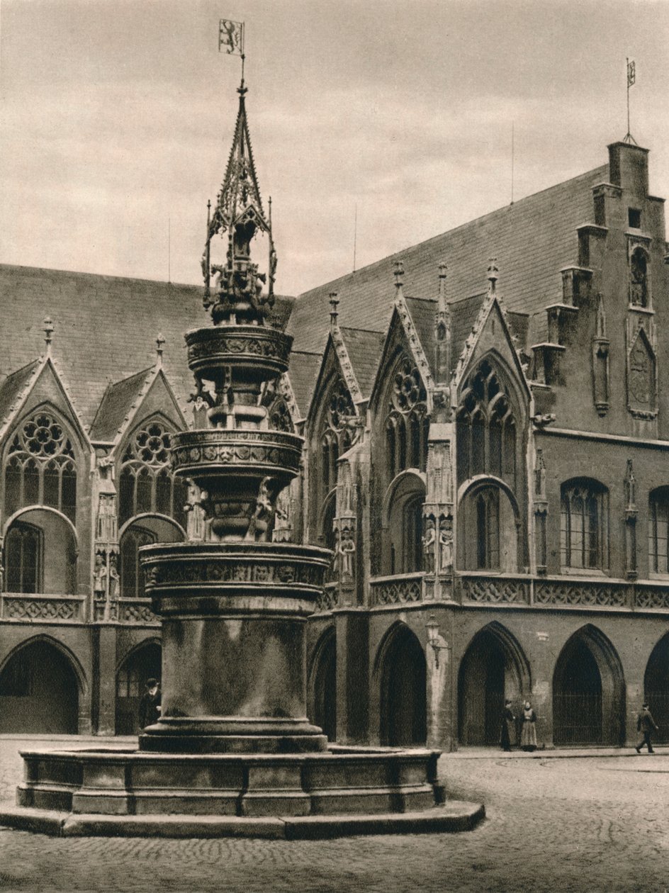Braunschweig, rådhuset i den gamle byen, 1931 av Kurt Hielscher