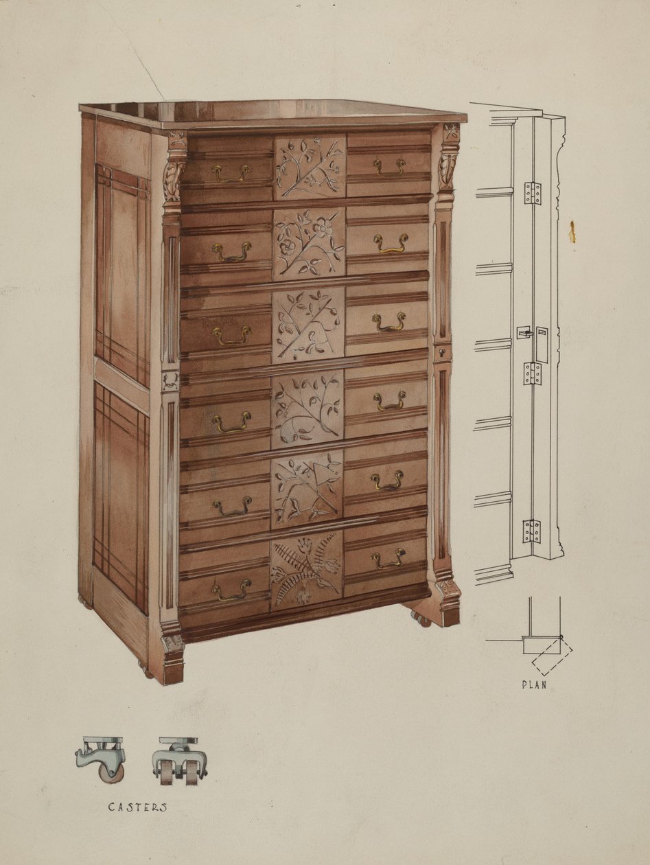 Highboy, c. 1936. av Kurt Melzer