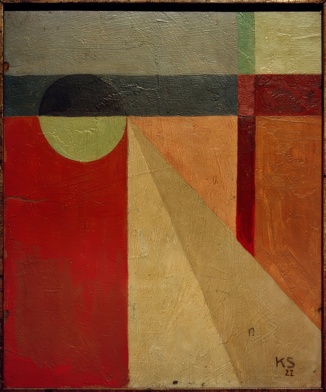 Abstraksjon 45 / ballkjole av Kurt Schwitters