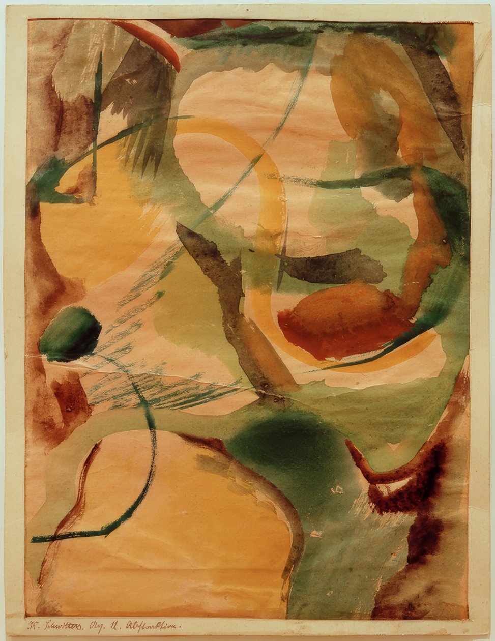 En q. 12 Abstraksjon av Kurt Schwitters