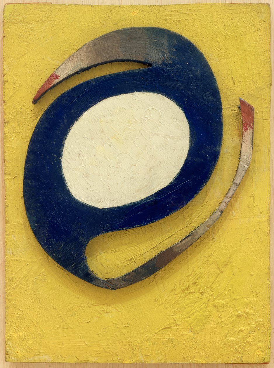 Blå paragraf av Kurt Schwitters