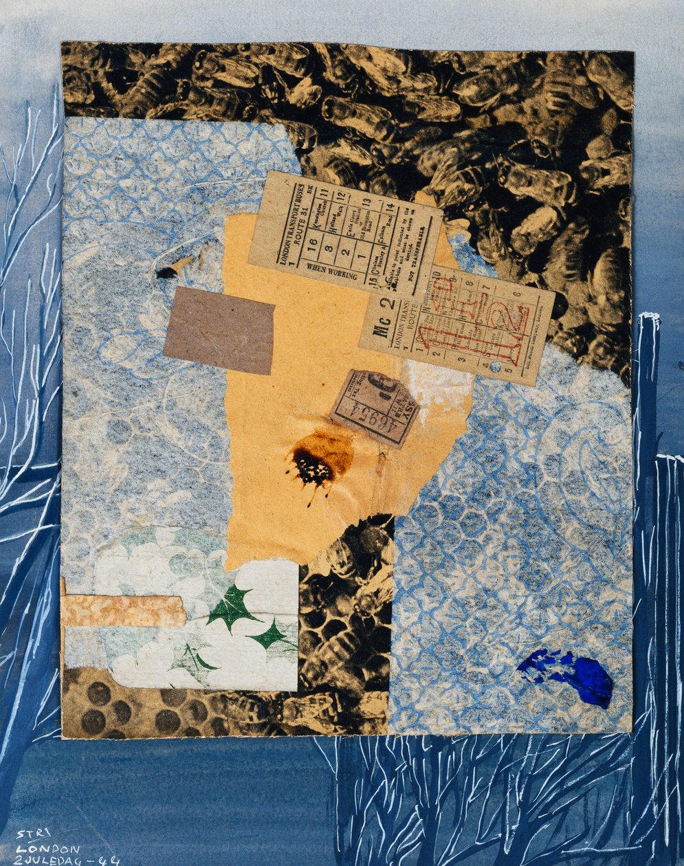 Bussbilletter, 1944 av Kurt Schwitters