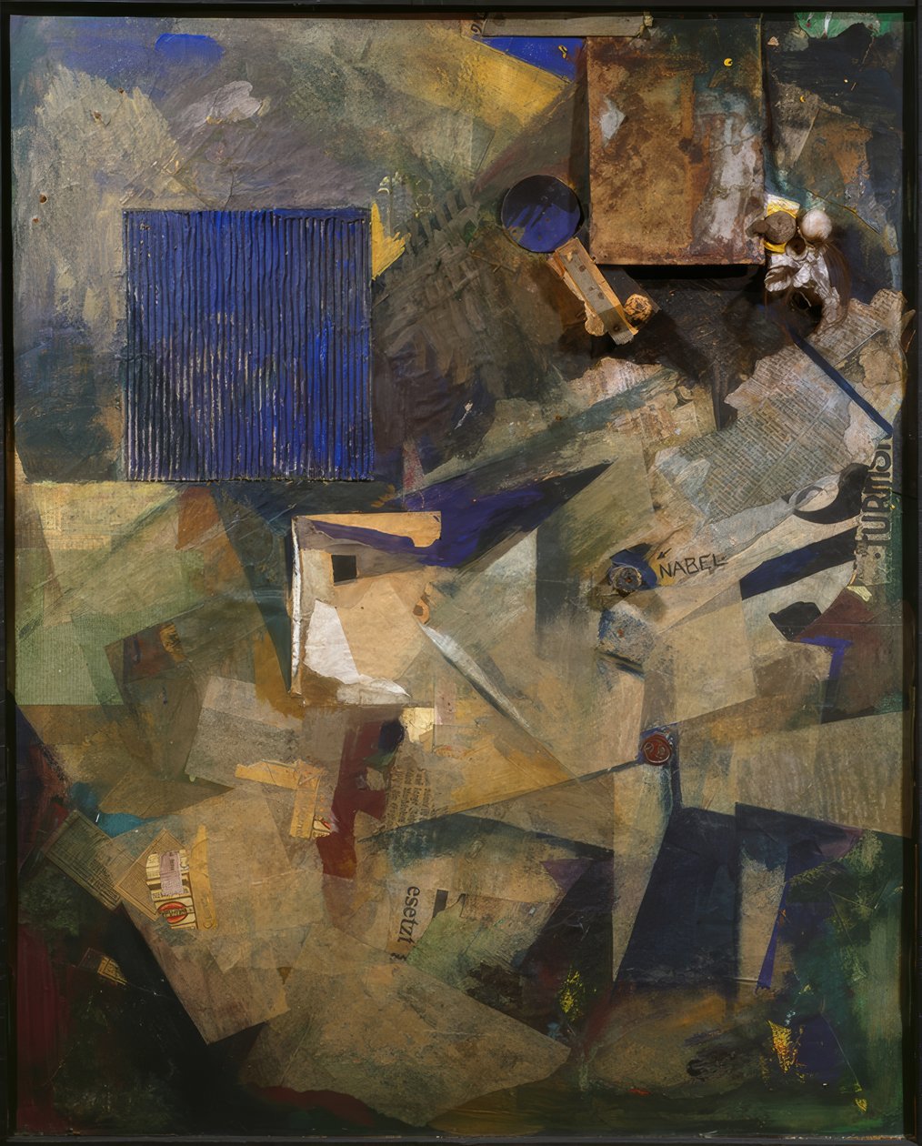 Hårfestet bildet av Kurt Schwitters