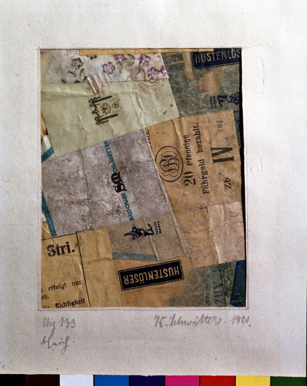 Merz 133 (Collage av Kurt Schwitters
