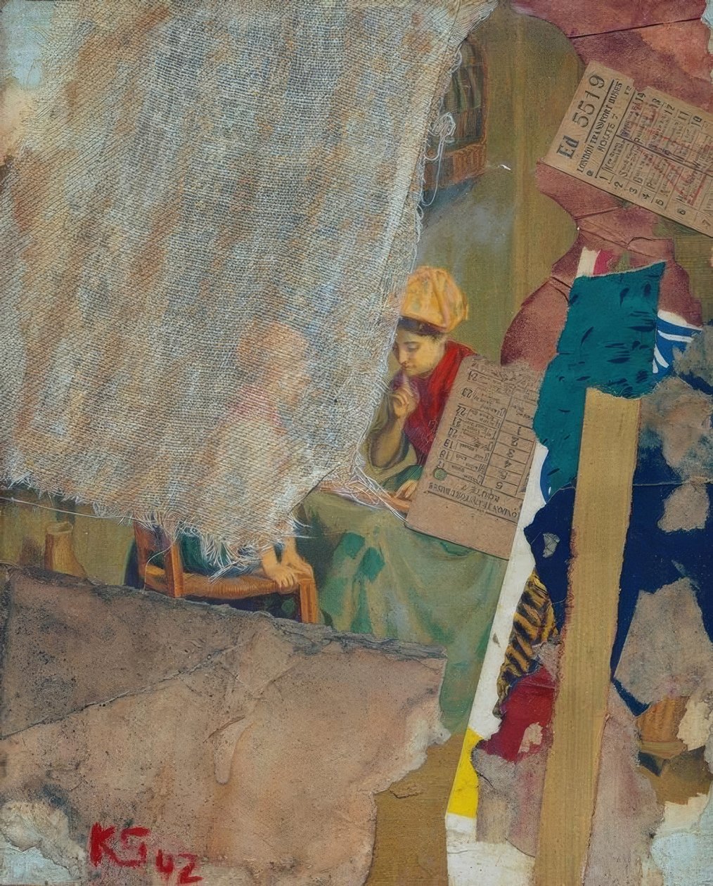 Merz 42 – som en gammel mester av Kurt Schwitters