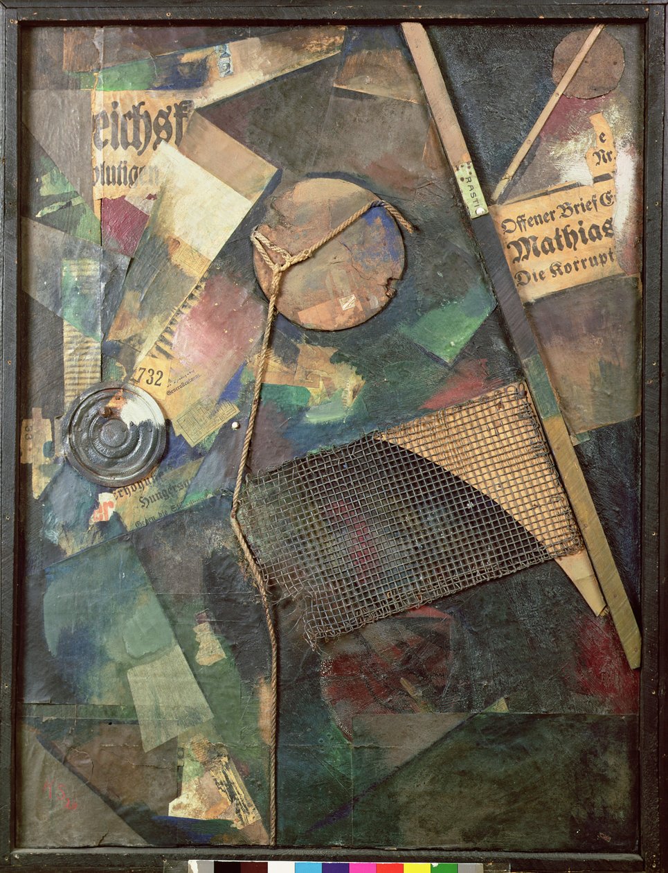 Merzbild av Kurt Schwitters
