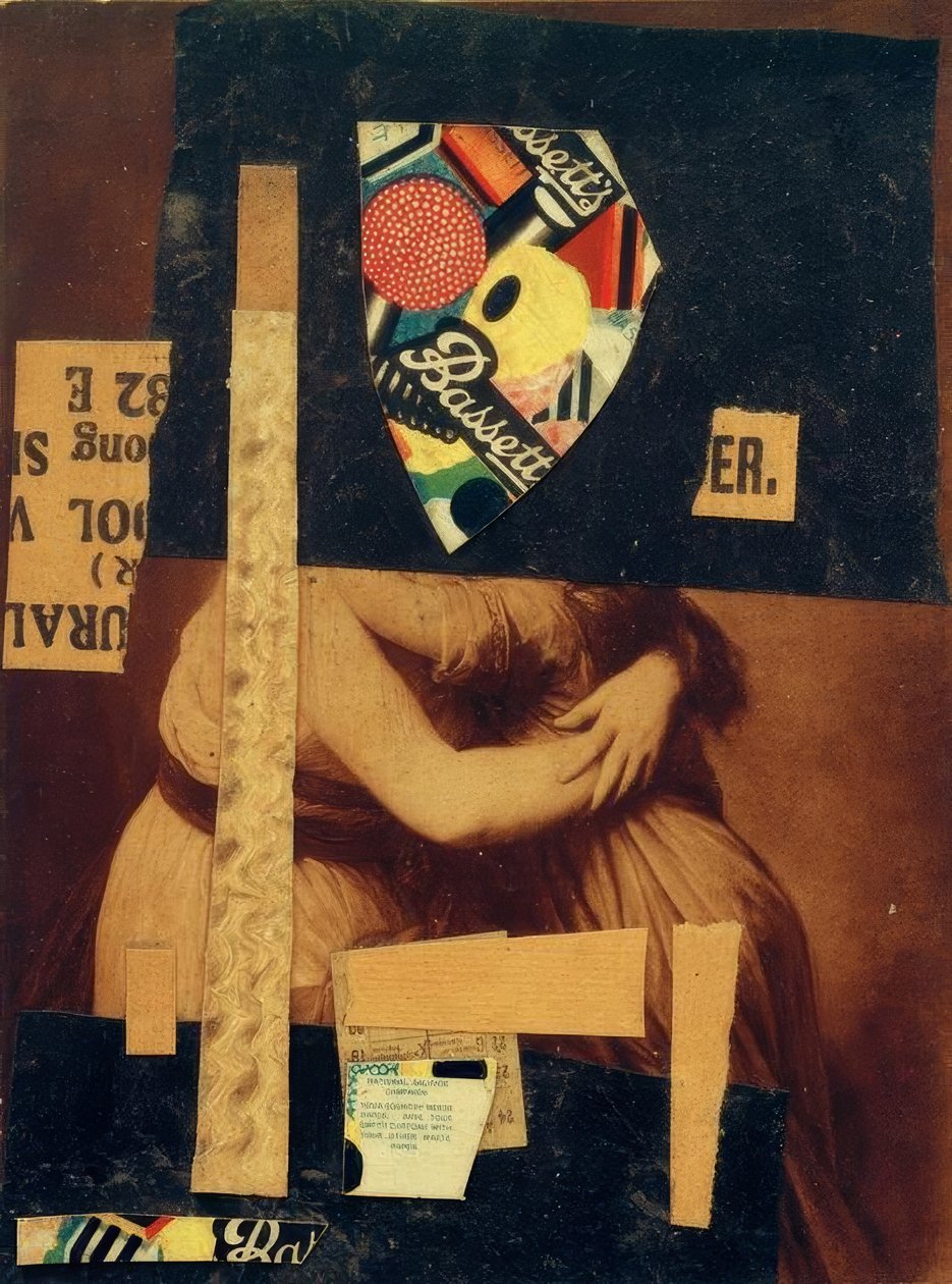 Uten tittel (Bassett) av Kurt Schwitters