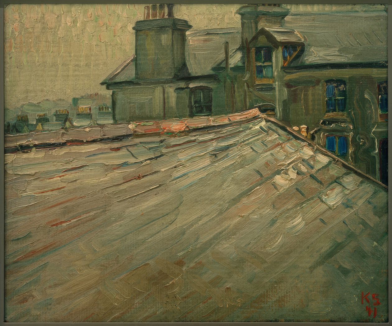 Uten tittel (hustak i Douglas, Isle of Man) av Kurt Schwitters