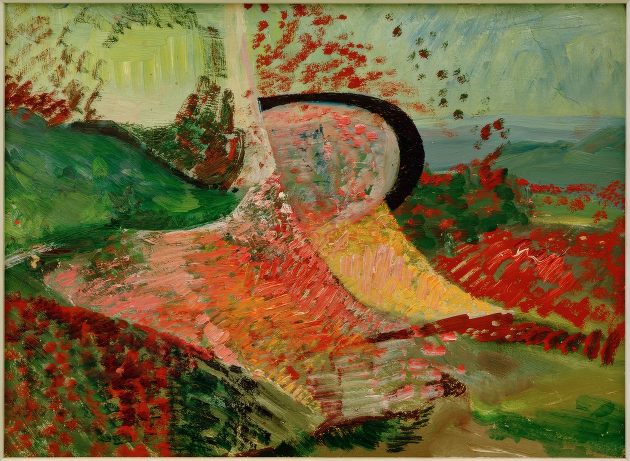 Uten tittel (landskap - abstraksjon) av Kurt Schwitters