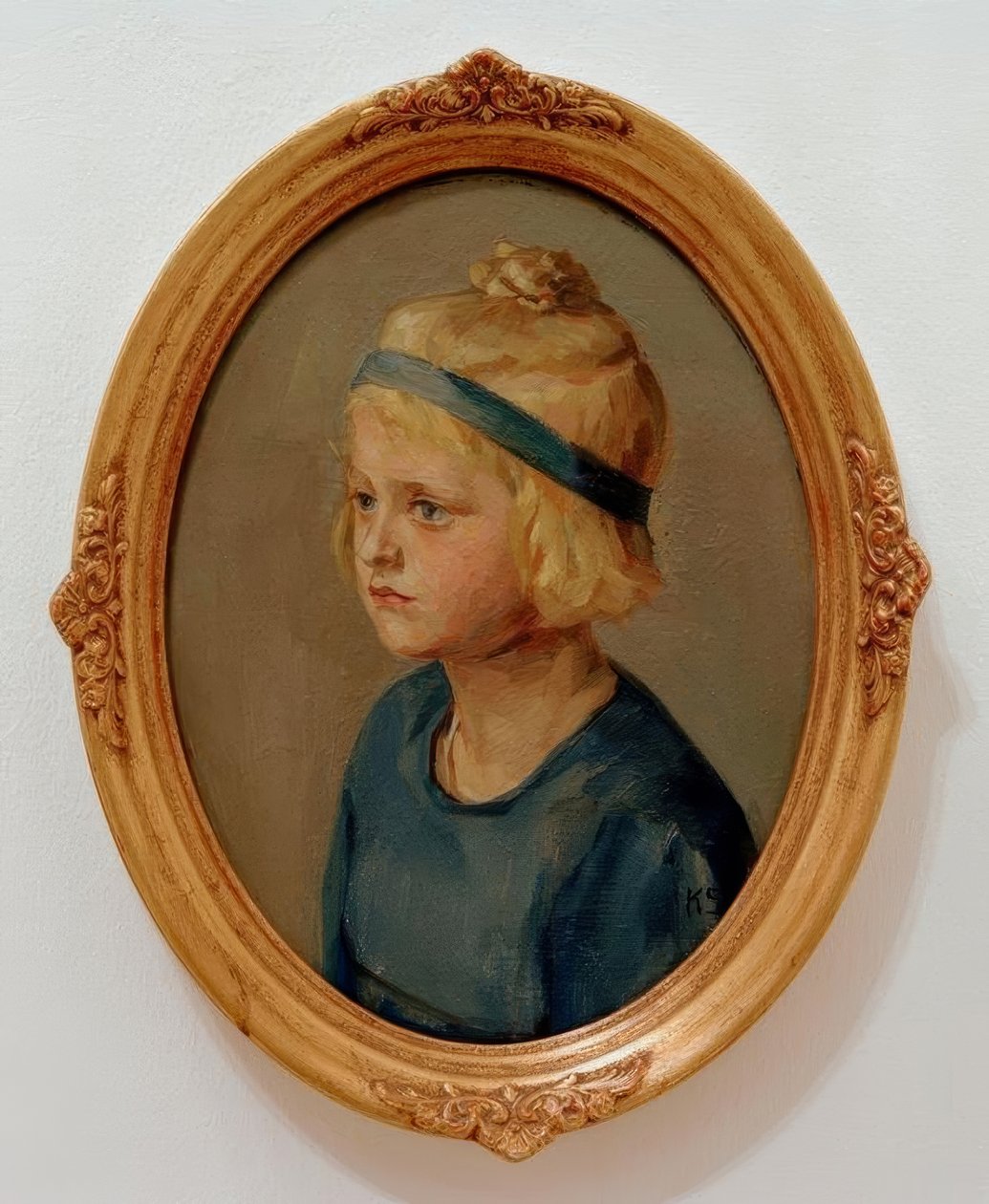Uten tittel (portrett av Maria Oehlmann) av Kurt Schwitters