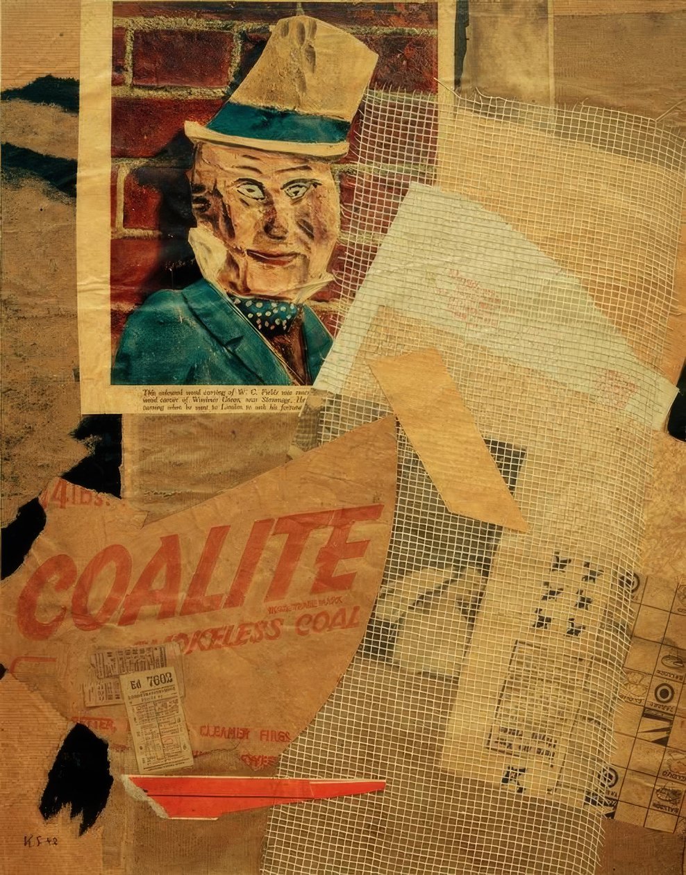 Uten tittel (W.C. Fields) av Kurt Schwitters
