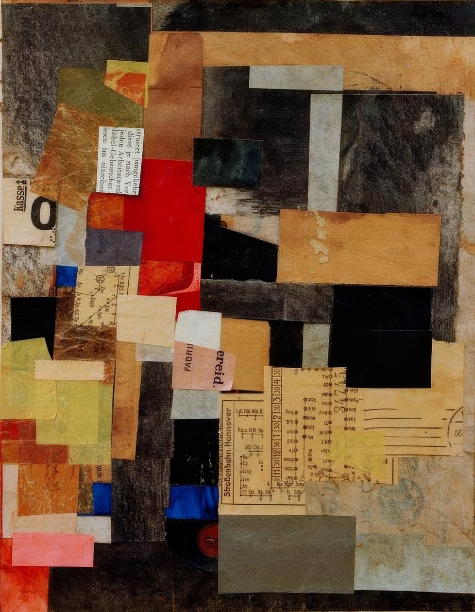 Uten tittel (ereid.) av Kurt Schwitters
