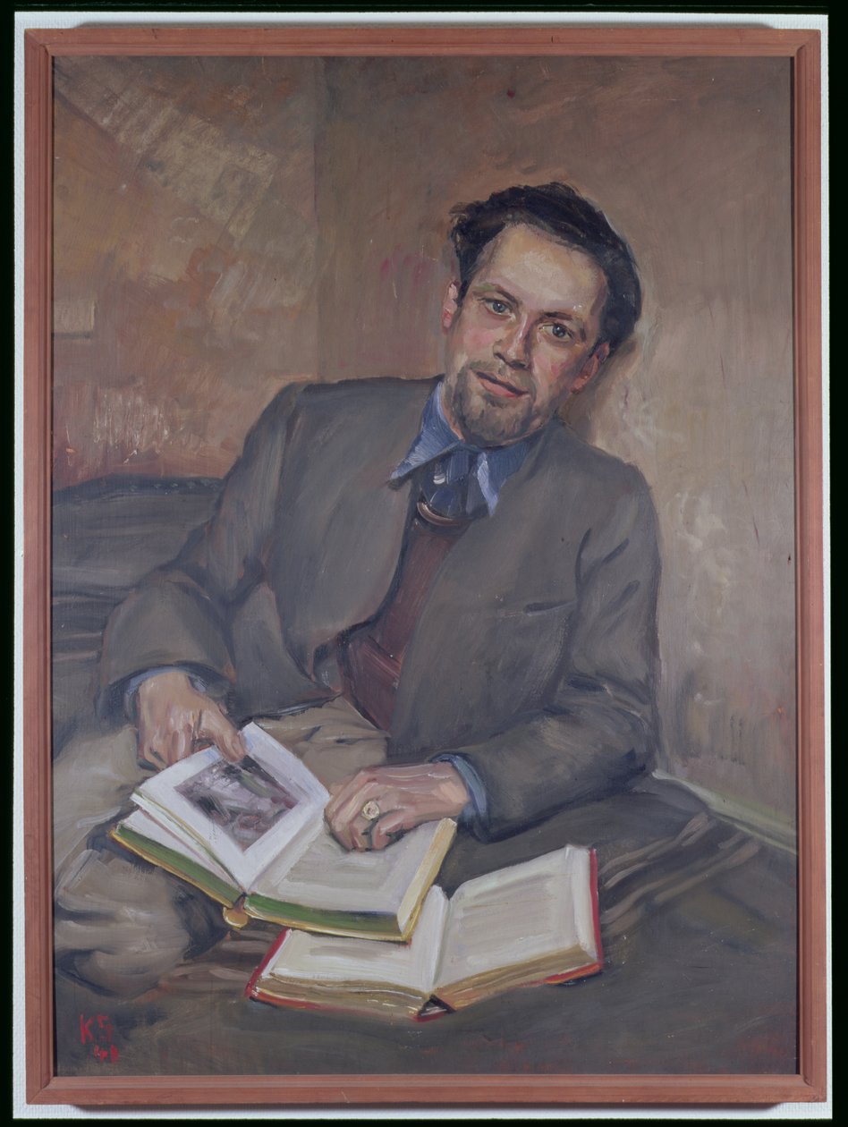 Portrett av Fred Uhlman, 1940 av Kurt Schwitters