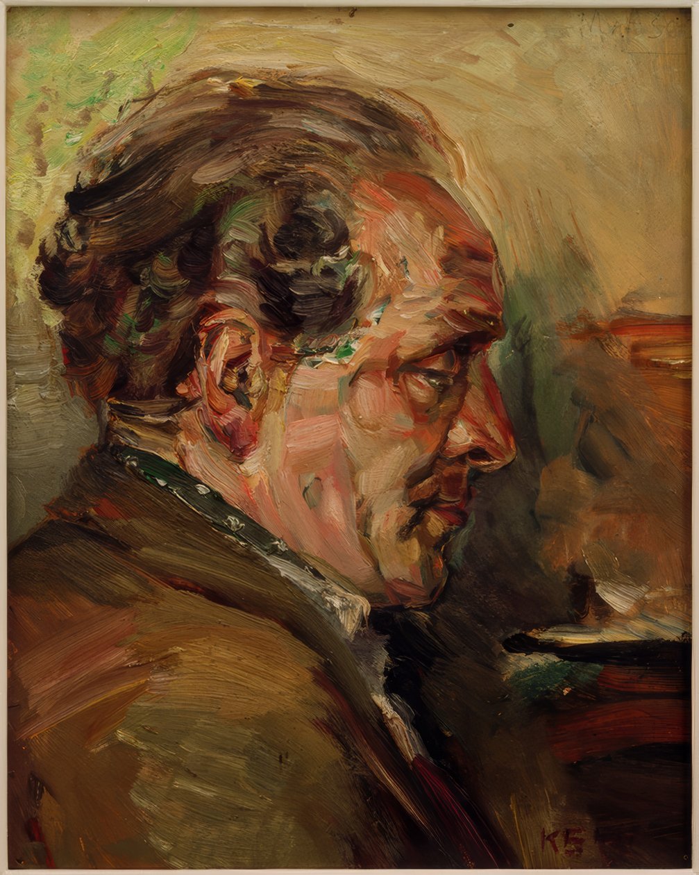 Portrett av billedhuggeren Charoux av Kurt Schwitters