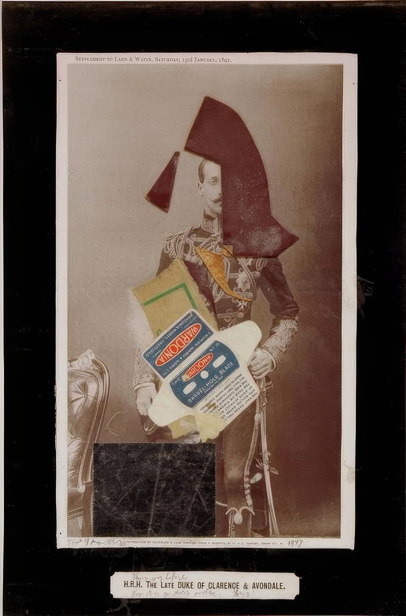 Den avdøde hertugen av Clarence og Avondale av Kurt Schwitters