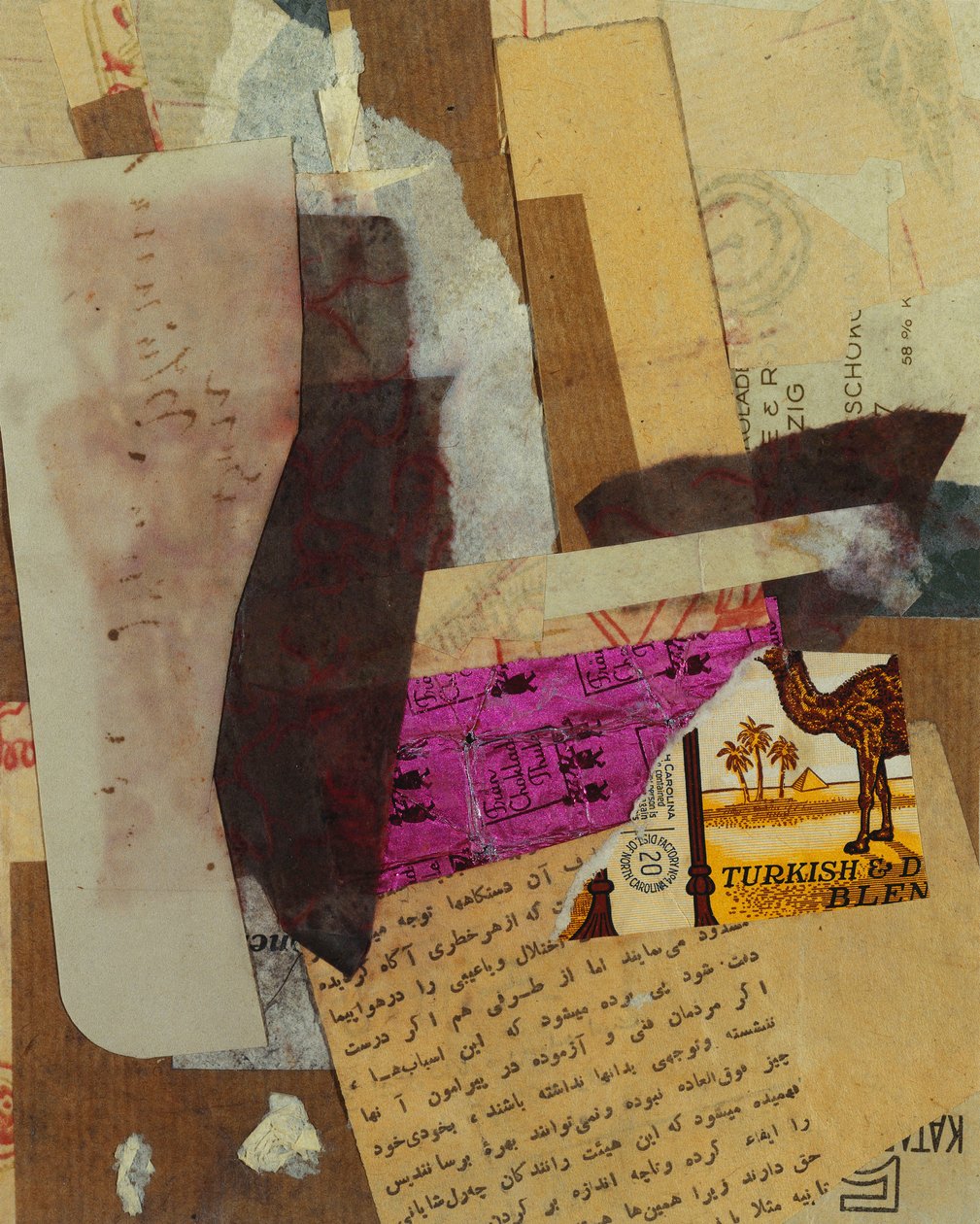 Turkish and D Blend, 1936 av Kurt Schwitters