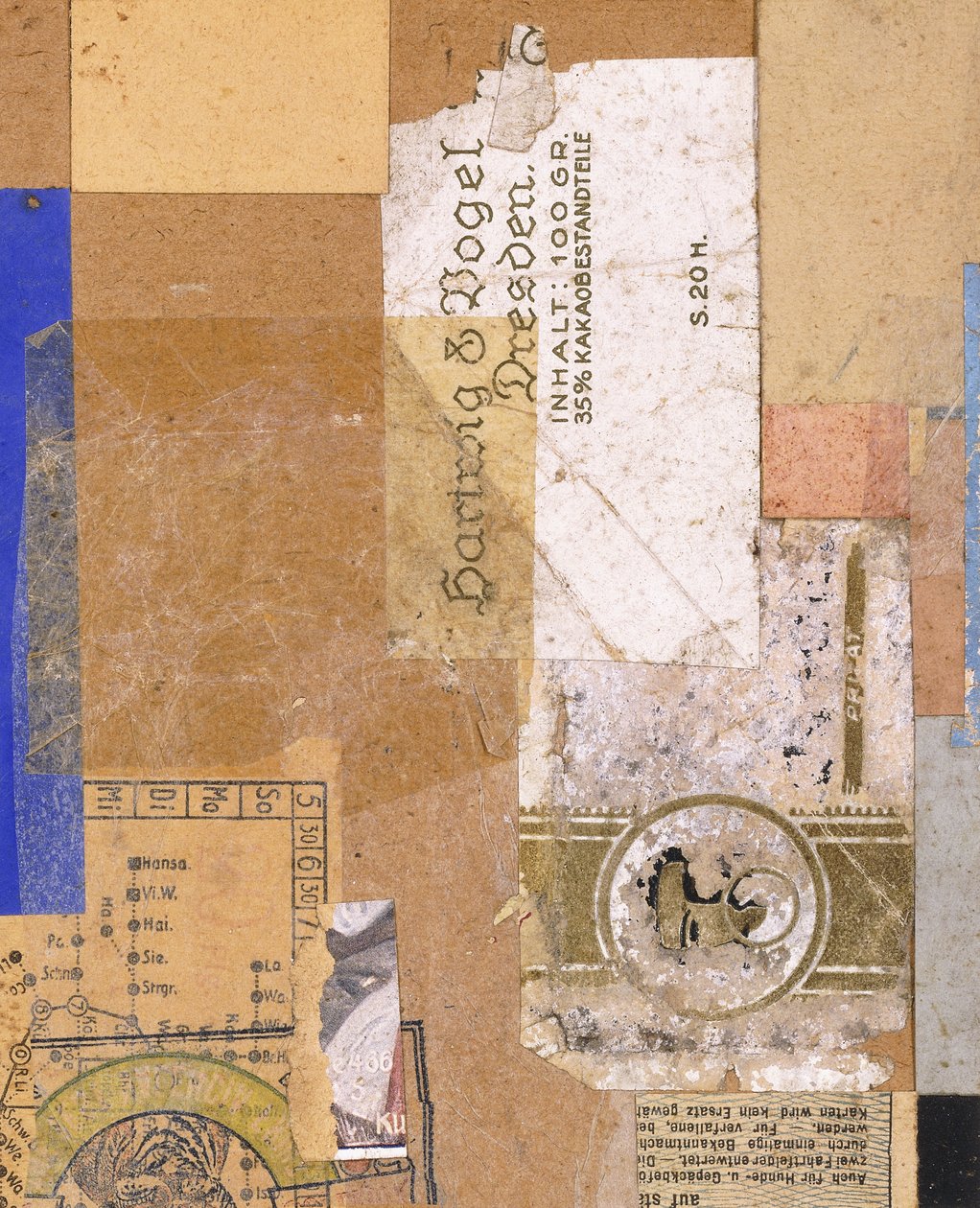 Uten tittel, 1926 av Kurt Schwitters
