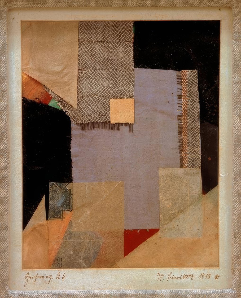 Tegning A 6 av Kurt Schwitters