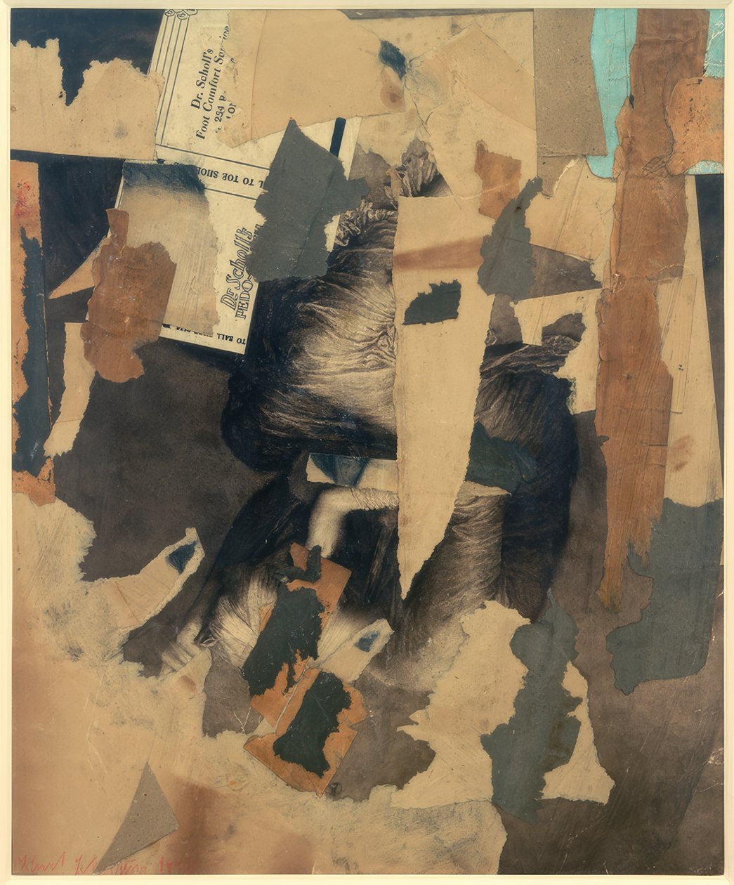 c 63 gammelt bilde av Kurt Schwitters