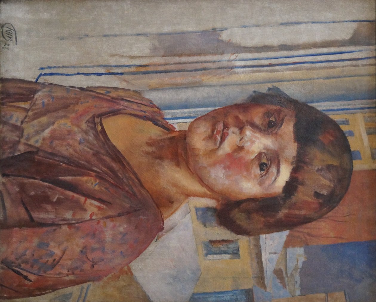Portrett av Irina Mstislavsky (1928) av Kuzma Petrov Vodkin