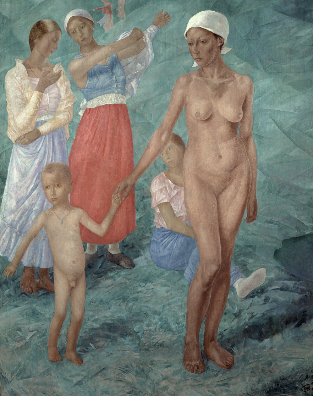 Morgen, 1917 av Kuzma Sergeevich Petrov Vodkin