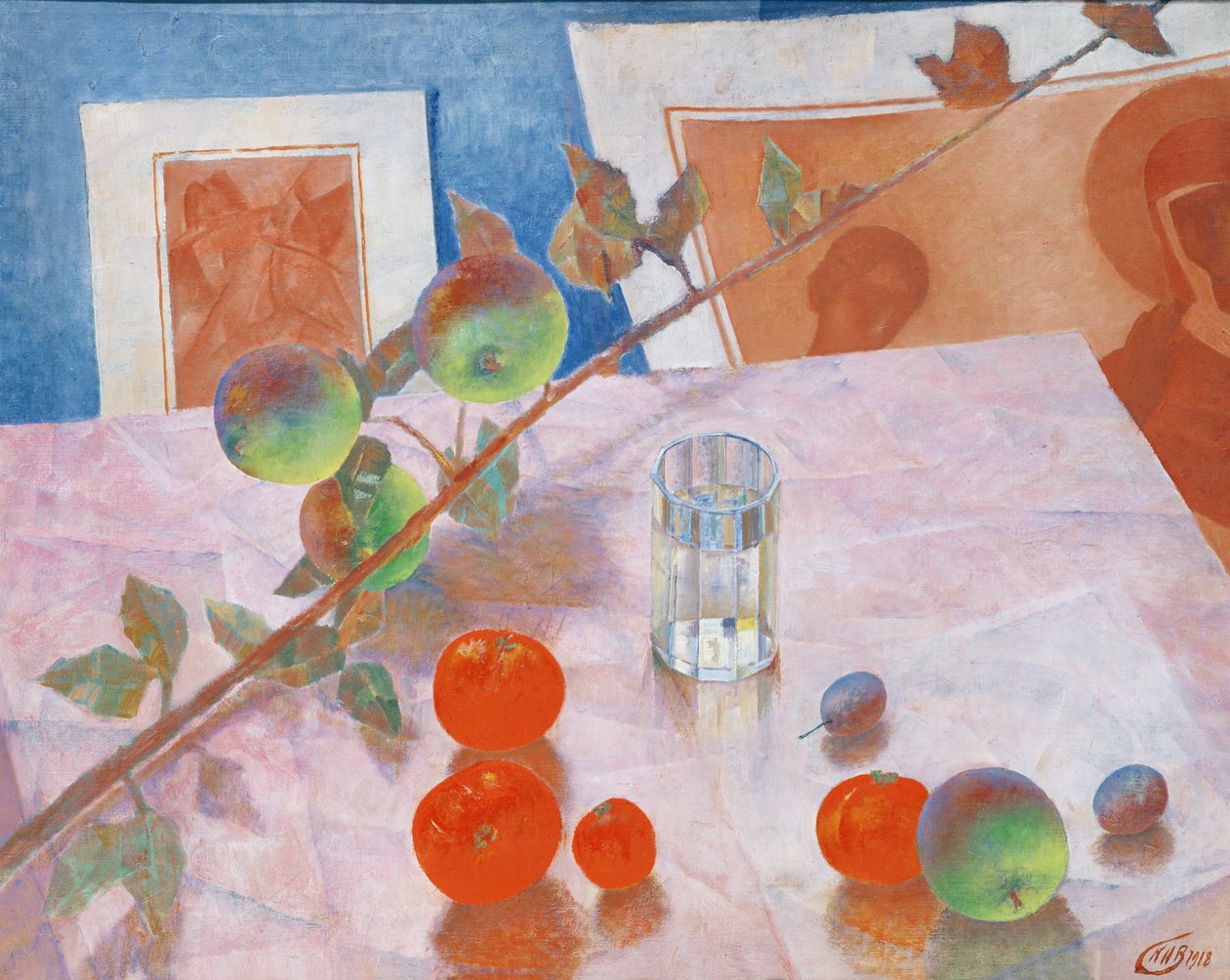Stilleben, 1918 av Kuzma Sergeevich Petrov Vodkin