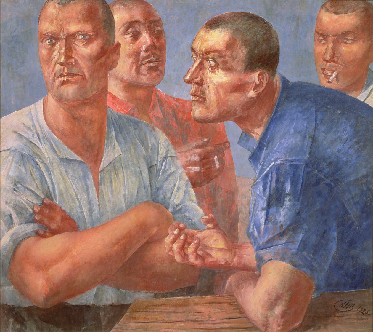 Arbeidere av Kuzma Sergeevich Petrov Vodkin