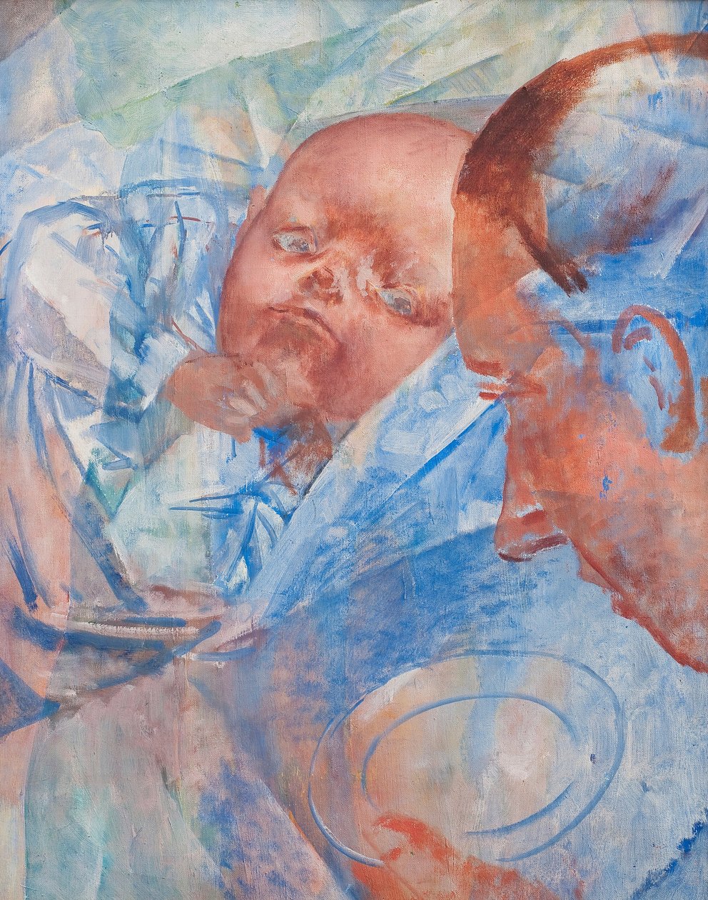 Mor og barn, 1922 av Kuzma Sergeevich Petrov Vodkin