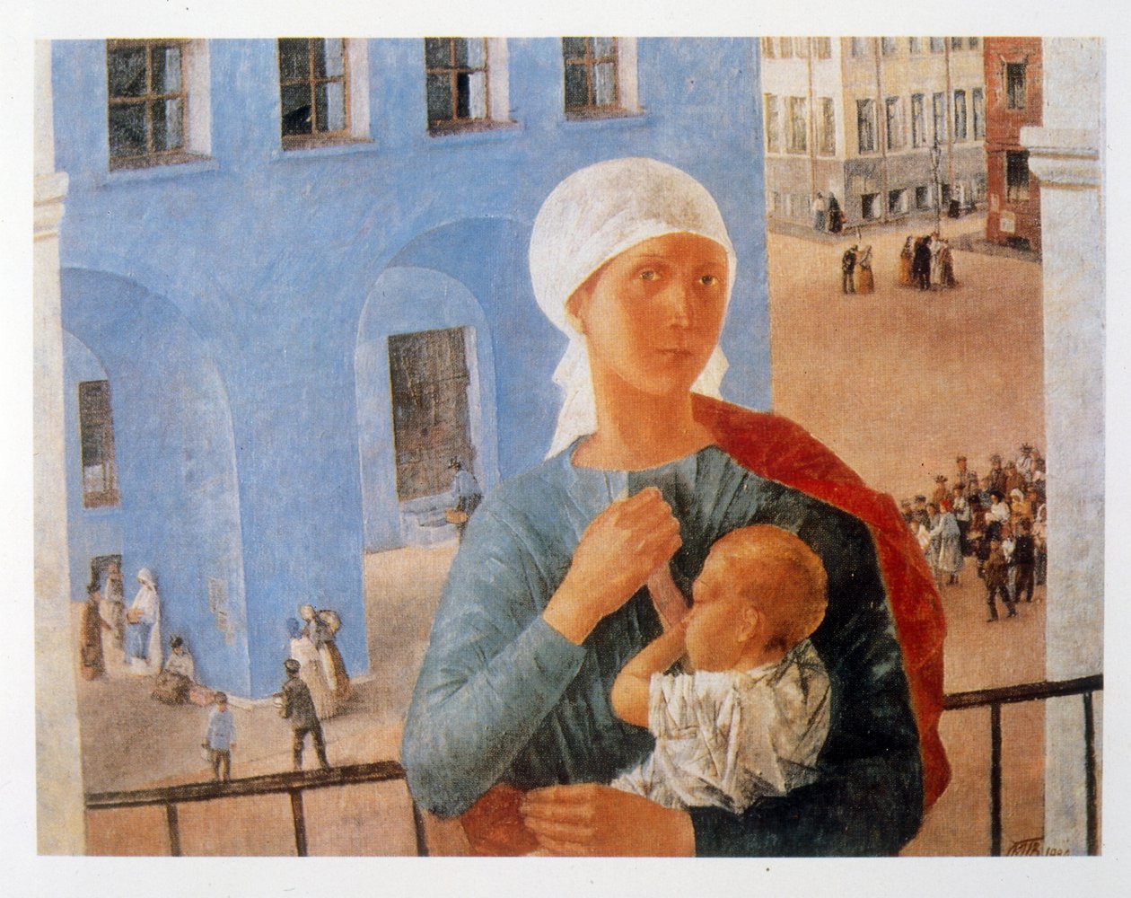 Petrograd Madonna av Kuzma Sergeevich Petrov Vodkin