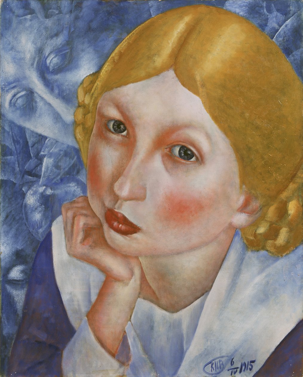 Portrett av Ria, 1915 av Kuzma Sergeevich Petrov Vodkin